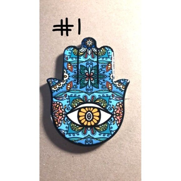 Colorful Hamsa Hand Magnet - Your Choice - Picture 2 of 6